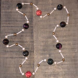 18 inch long beaded necklace